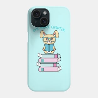 One more chapter, cute rabbit reading Phone Case