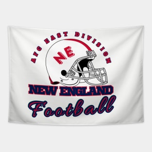 New England Football Vintage Style Tapestry