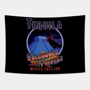 Tequila Volcanoes and Fiestas Mexico Pavilion Tapestry