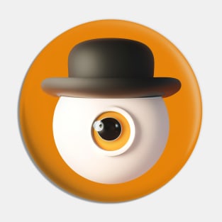 A Clockwork Orange Original Fan Artwork Pin