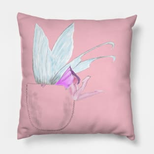 fairy in your pocket Pillow