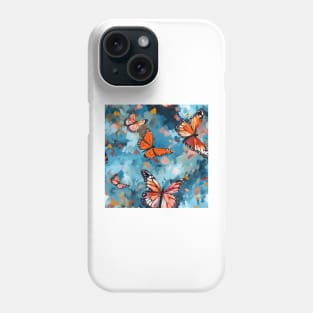 Monarch Butterflies Watercolor 3 Phone Case