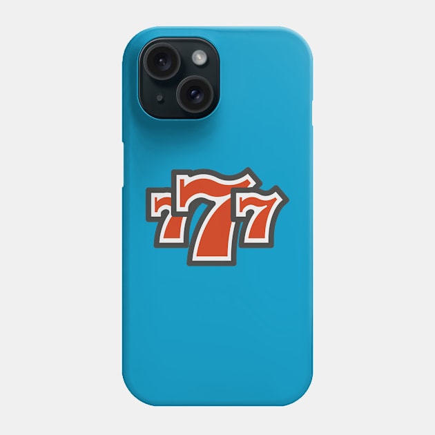 Tripple Seven Phone Case by Javio