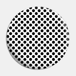 black and white polka dot pattern Pin