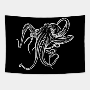 Octopus with Flower Tapestry