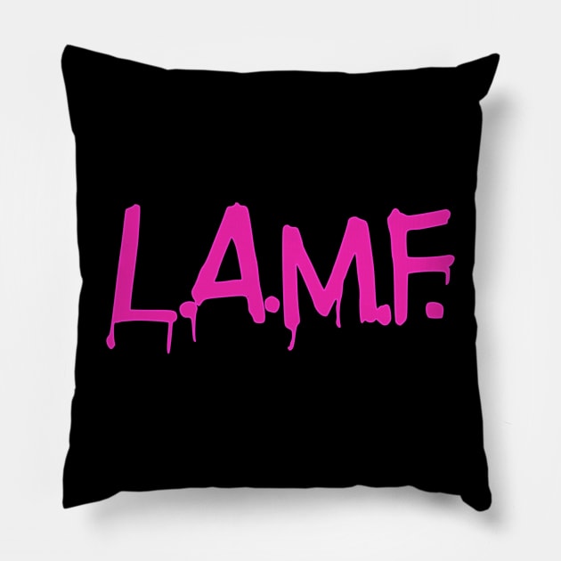 Johnny Thunders - LAMF Pillow by Ricardo77