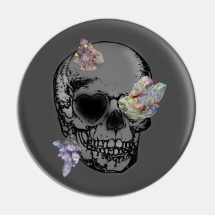 crystal skull Pin