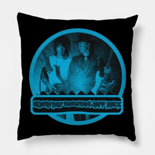 Best Stevie Ray V and jeff beck aesthetic turquoise blue color Pillow