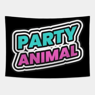 Party Animal Partying Tapestry