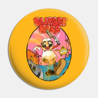 Burger Boss (front & back) Pin