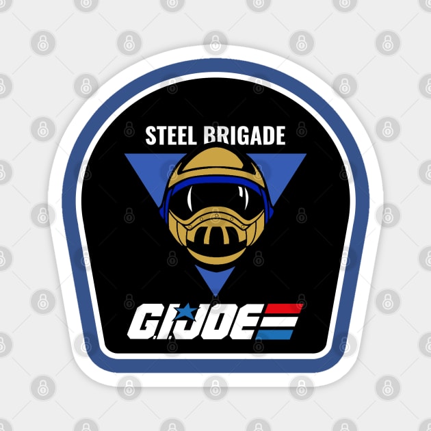 G.I. Joe Gold Head Steel Brigade (Double-Sided) Magnet by Recondo76