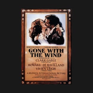 Gone With The Wind Movie Poster (Theatrical Pre-Release Version) T-Shirt