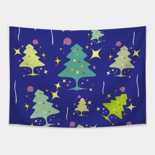 Elegant Pine Tree Pattern Tapestry