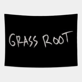 Hand Drawn Grass Root Tapestry