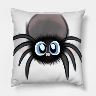 Cute Spider Drawing Pillow