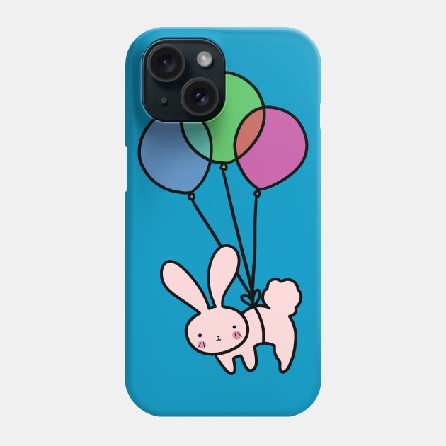 Balloon Bunny Phone Case by saradaboru