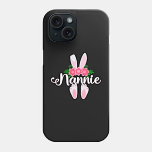 EASTER BUNNY NANNIE FOR HER - MATCHING EASTER SHIRTS FOR WHOLE FAMILY Phone Case