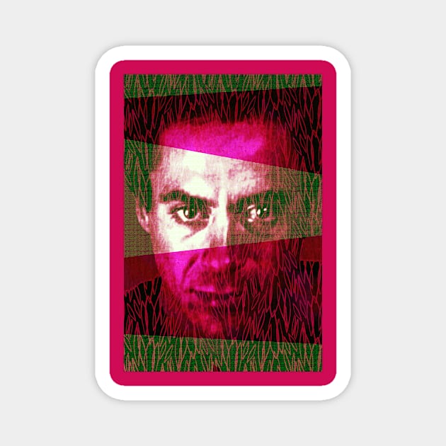 Robert Downey Jr Mugshot Magnet by SABREart