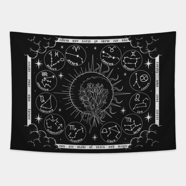 Celestial Magic Tapestry by chiaraLBart