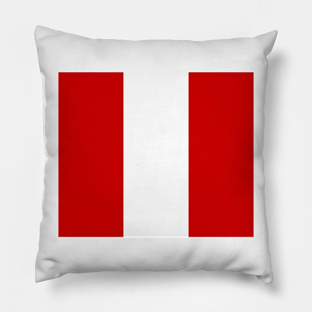 Peru flag Pillow by flag for all