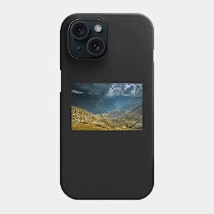 Mountains and clouds landscape Phone Case