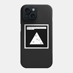 Photons in prism Phone Case