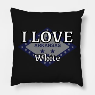 I LOVE White | Arkensas County Pillow