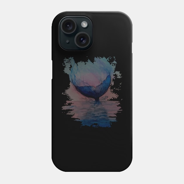 Whale Tail Phone Case by Hahadza