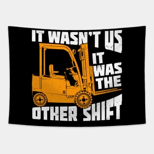 Funny Forklift Operator Gift Tapestry