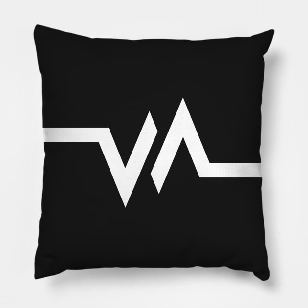 Vape Nation (White) Pillow by MotherBoredom