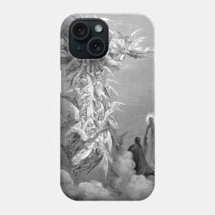 High Resolution Gustave Doré Paradiso Illustration The Celestial Cross Phone Case