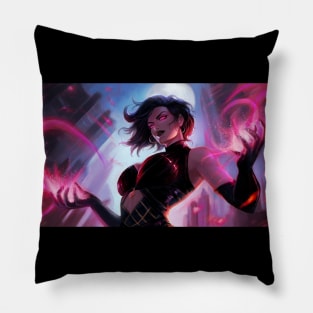 The Thin Veil Between Power and Madness Pillow