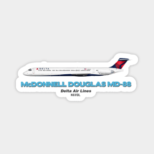 McDonnell Douglas MD-88 - Delta Air Lines Magnet