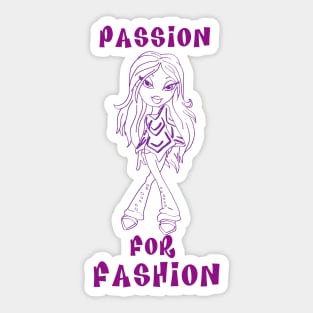 Bratz Passion For Fashion Sticker Sheet
