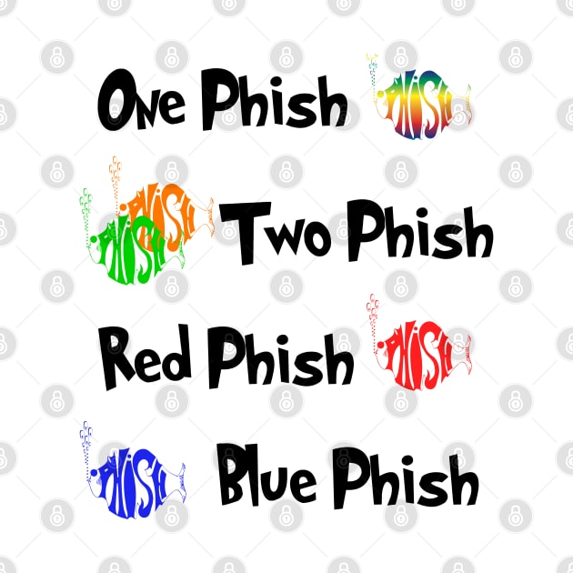 One Phish, Two Phish, Red Phish, Blue Phish (Light)