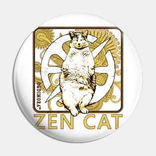 Zen Cat Pin