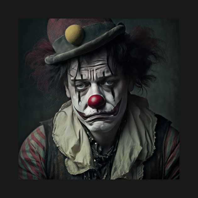 Sad Clown by TheArtfulAI