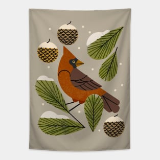 Winter Cardinal Tapestry