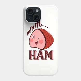 Winking Ham with Text Phone Case