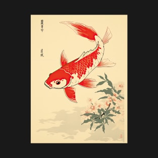 Vintage Japanese Koi fish T-Shirt