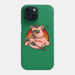 Pig Love grill Phone Case