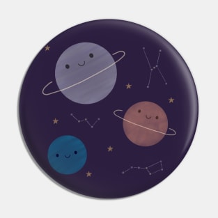 Kawaii Outer Space Pin