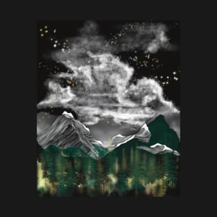 Stormy Mountain Landscape I ' T-Shirt