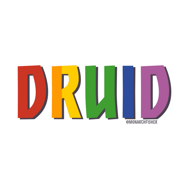 Druid Pride Shirt (Rainbow) by MonarchFisher