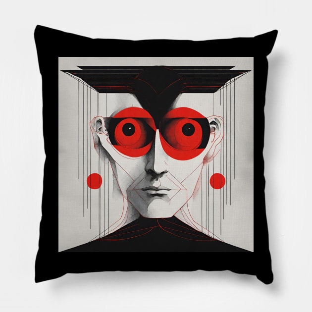 greed and fear ecosystem Pillow by yzbn_king