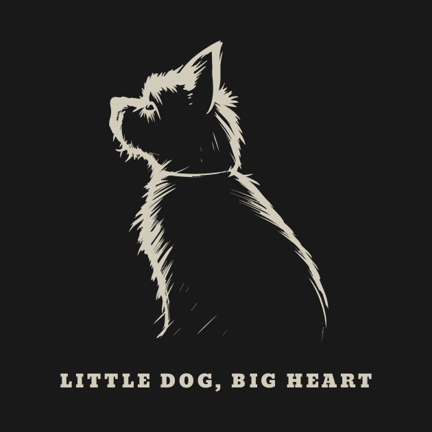 Little Dog, Big Heart: A Bundle of Love by VectorAD