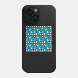 Sorbet on Teal Phone Case