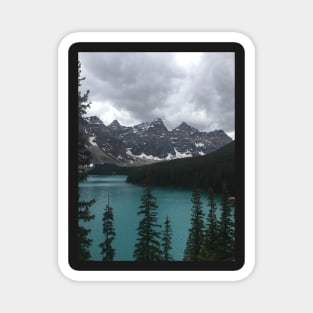 Canadian Rockies Lake and Mountain Landscape - 1 Magnet