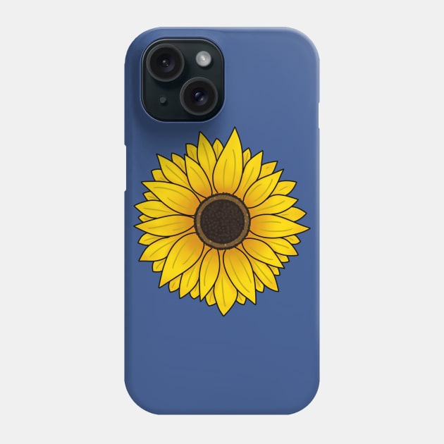 Sunflower (Small Print) Phone Case by Aeriskate