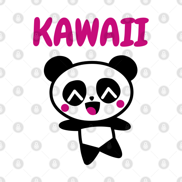 Disover Kawaii Panda! - Kawaii - T-Shirt